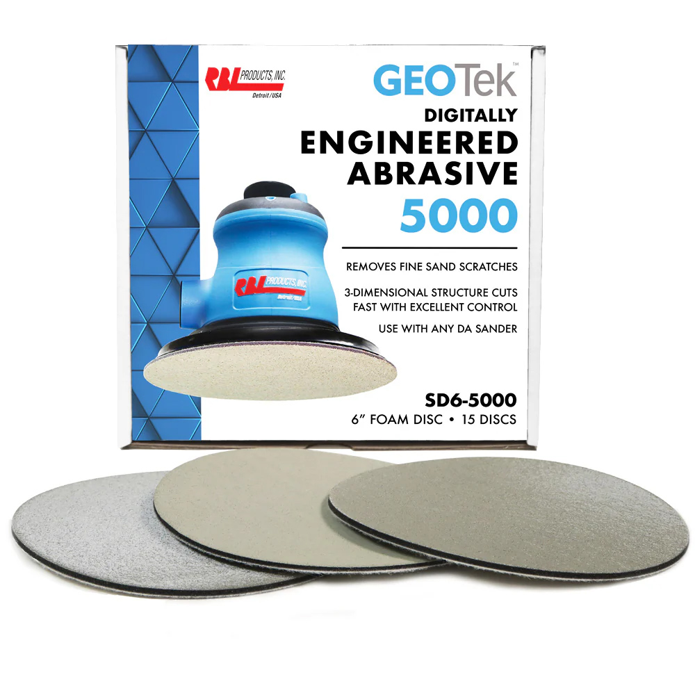 VELCRO 6" SANDING DISCS-P5000 15